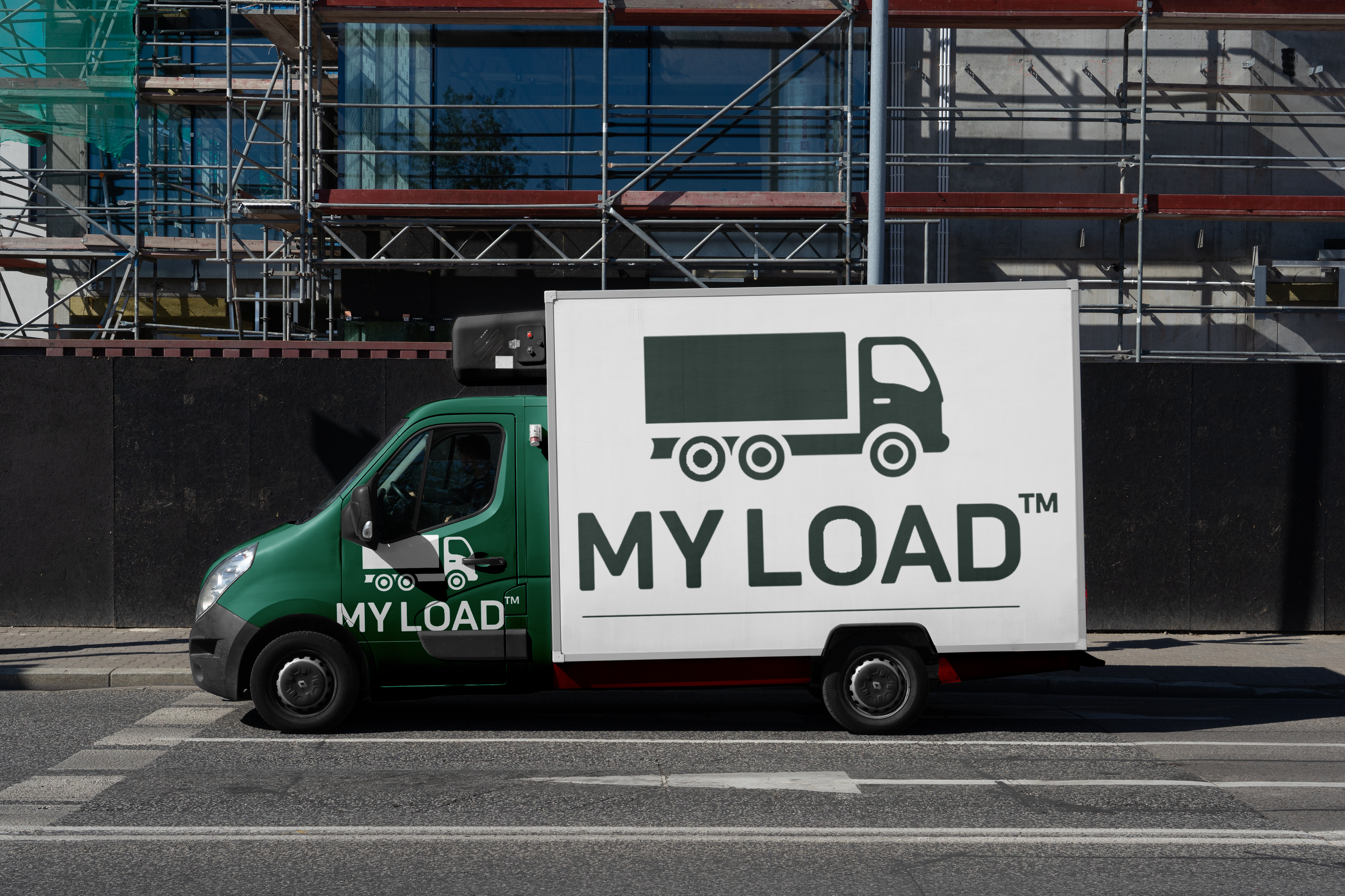 Transporter completing delivery